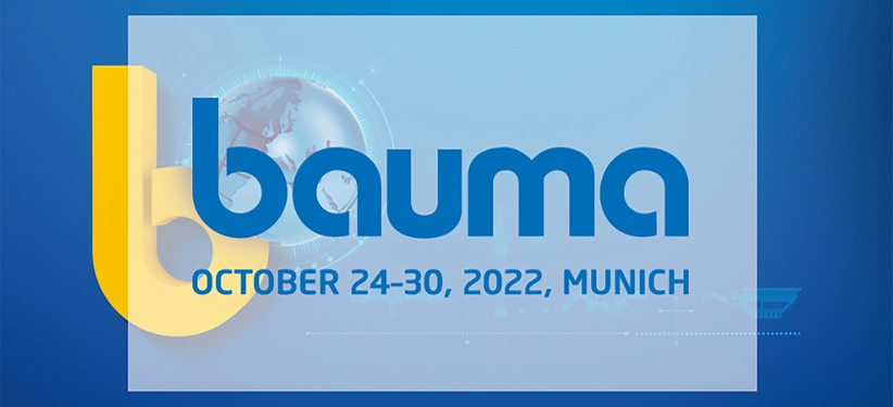 BAUMA from 24th to 30th October 2022